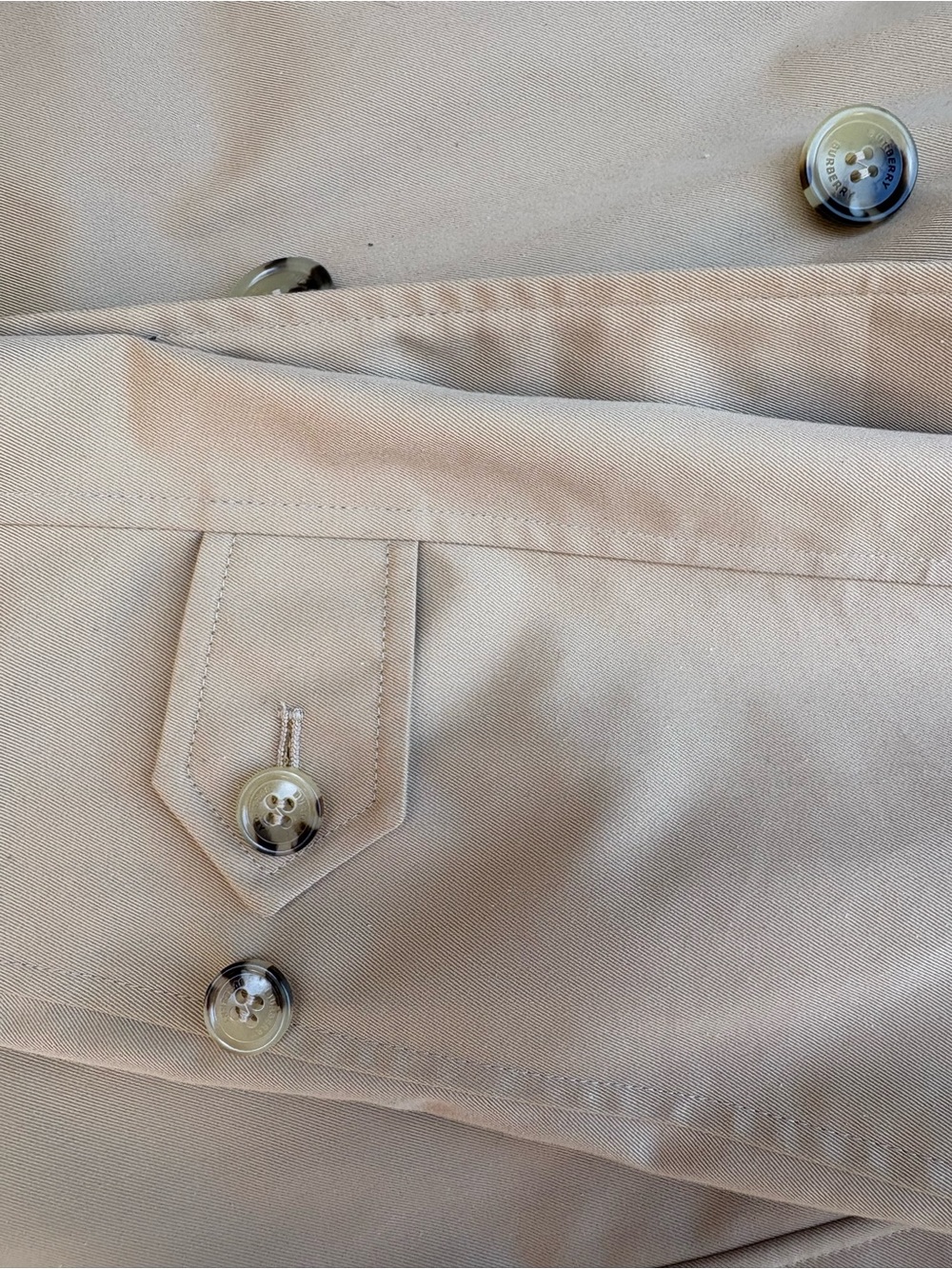 Burberry Beige Long Trench Coat - Picture 4 of 4